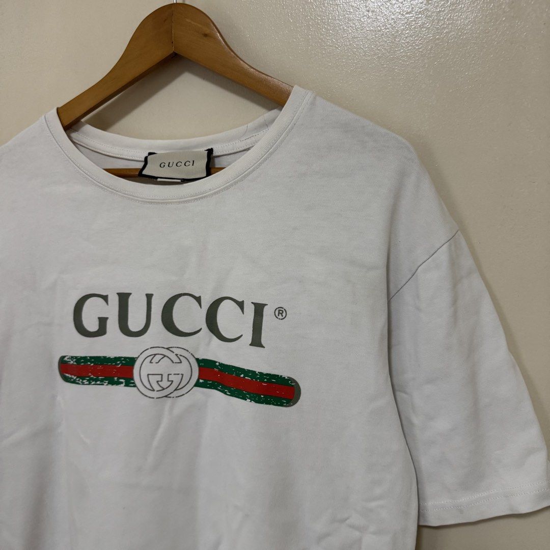 GG Shirt (Category: Tshirts & Polo Shirts ) located in Davao. Submitted by cmbs141022 (Listing ID 1461560312, Image 2). Description: GG Size XS oversized Dimension: L 25" , W 20" Condition: 9/10 very good ₱450.