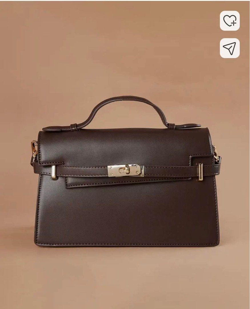 Ginger UAE brand brown handbag with extra strap (Category: Luxury Bags & Wallets) located in Mandaluyong City. Submitted by splashfashion.ph (Listing ID 1461333712, Image 2). Description: .
