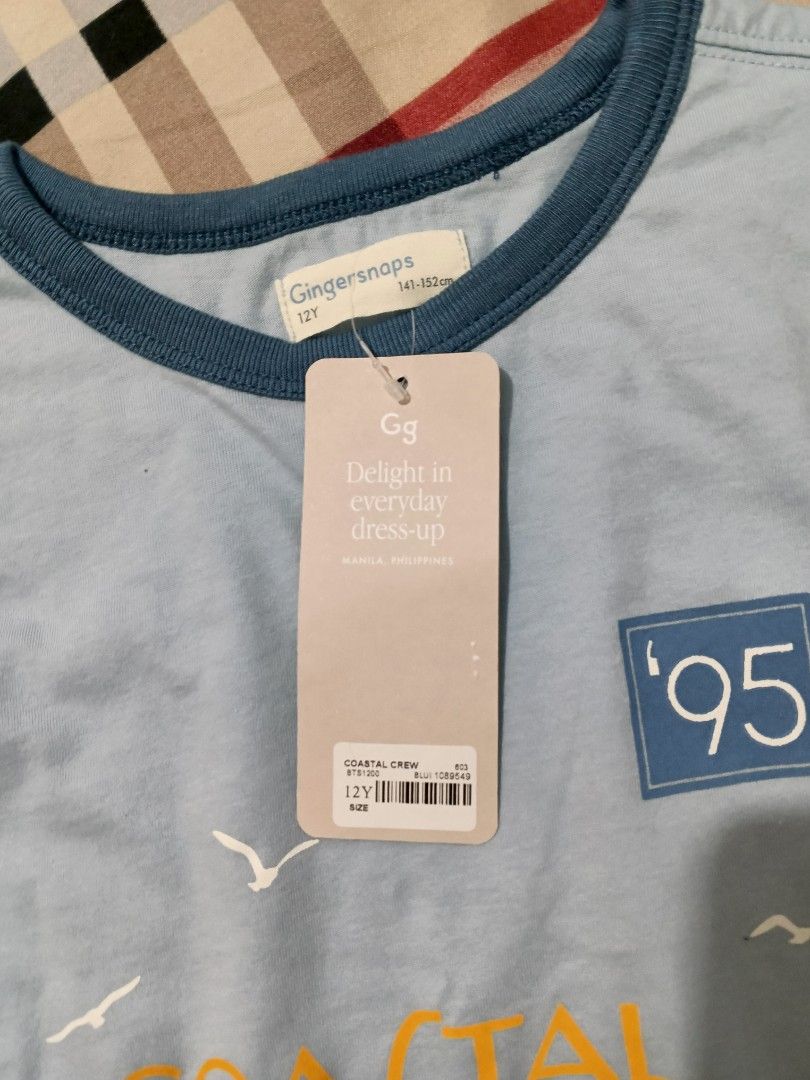 Gingersnaps Ringer Tee (Category: Tshirts & Polo Shirts ) located in Manila. Submitted by clrss19 (Listing ID 1461491572, Image 2). Description: Brand New Gingersnaps Tee Size indicated in the picture RFS: wrong size shipping available! PM if interested!.