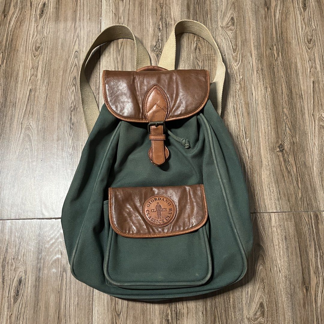 Giordano Classics Club Canvas Backpack (Category: Backpacks) located in Marikina City. Submitted by wayupcollective (Listing ID 1461363121, Image 1). Description: Giordano Classics Club Canvas Backpack ~ Good condition ~ Good for daily use ~ Missing lock in small front pocket Measurement Length: 17” Width: 11” Depth: 5” .