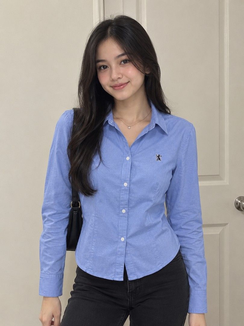 Giordano oxford blue longsleeves (Category: Longsleeves) located in Dasmarinas. Submitted by 32mimimi (Listing ID 1460398419, Image 1). Description: .