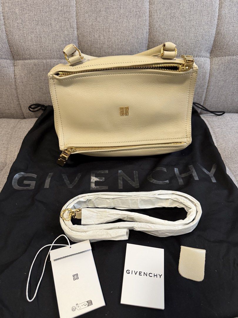 GIVENCHY PANDORA SMALL SIZE (Category: Cross-body Bags) located in Quezon City. Submitted by mitchy09 (Listing ID 1461475166, Image 1). Description: 100% authentic Pm if interested Meet up QC only Can buy in terms get item if fully paid.