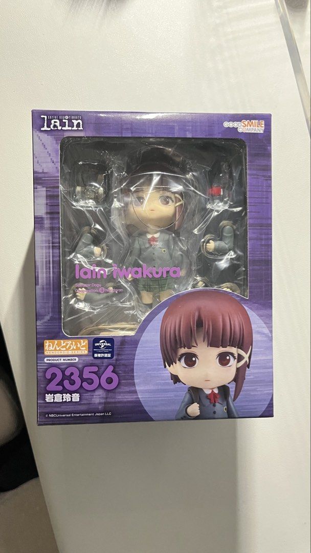 MISB Lain Iwakura Nendoroid 2356 (Category: Designer & Blind Box Toys) located in Subic. Submitted by litoff_sweepers (Listing ID 1461460841, Image 1). Description: - Brand New & Sealed Nendoroid Figure - Character: Lain Iwakura No issues still sealed and kept in box protector Shipping from Olongapo City, Zambales .