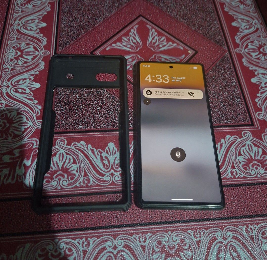 Google Pixel 6A (Japan Variant) (Category: Other Gadgets) located in Pasig City. Submitted by dyxsz (Listing ID 1461346517, Image 2). Description: Pixel 6A (Japan Variant) 128gb Unit+cord+ case Case Marks sa may camera bump. Overall usable and no issue naman. Since it's preloved, don't expect too much sa battery. However, still good, nagagamit ko siya para maglaro ml. Loc: Santa Mesa.