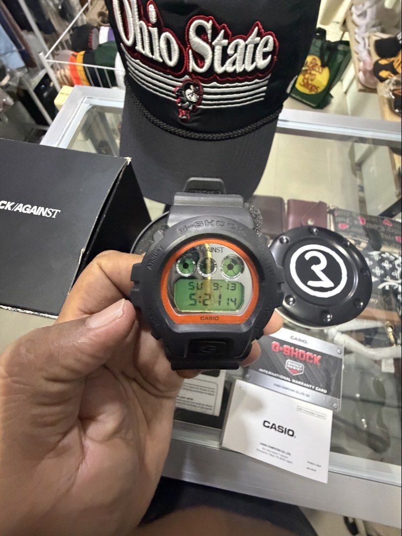 Gshock Dw6900al22-1 x Against Lab (Category: Men's Watches) located in Pinamalayan. Submitted by danilotubero08 (Listing ID 1461457918, Image 3). Description: Like new condition complete inclusion 9.8/10 condition clean glass.