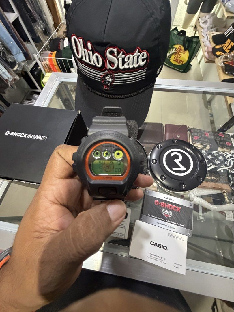 Gshock Dw6900al22-1 x Against Lab (Category: Men's Watches) located in Pinamalayan. Submitted by danilotubero08 (Listing ID 1461457918, Image 2). Description: Like new condition complete inclusion 9.8/10 condition clean glass.