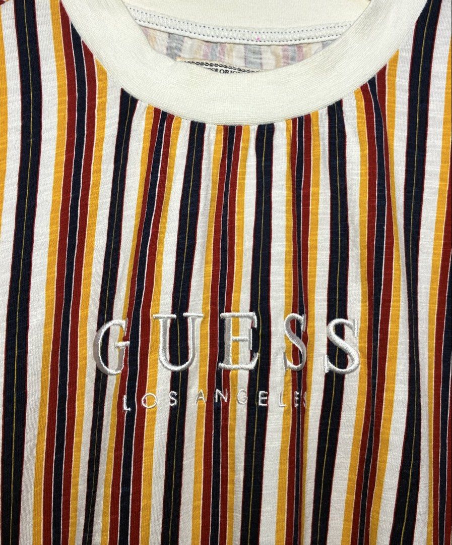 Guess los angeles (Category: Tshirts & Polo Shirts ) located in Manila. Submitted by egayfinds420 (Listing ID 1461463903, Image 3). Description: GUESS LOS ANGELES 😍🥶 EXCELLENT CONDITION COLOR RATE 9.5/10 OR BETTER SMALL BOXY 23 x 29 MINE 885 STEAL 985 GRAB 1085 .