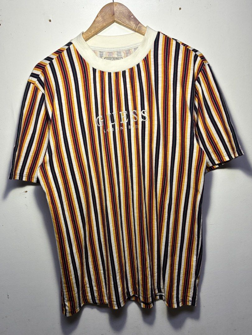 Guess los angeles (Category: Tshirts & Polo Shirts ) located in Manila. Submitted by egayfinds420 (Listing ID 1461463903, Image 1). Description: GUESS LOS ANGELES 😍🥶 EXCELLENT CONDITION COLOR RATE 9.5/10 OR BETTER SMALL BOXY 23 x 29 MINE 885 STEAL 985 GRAB 1085 .