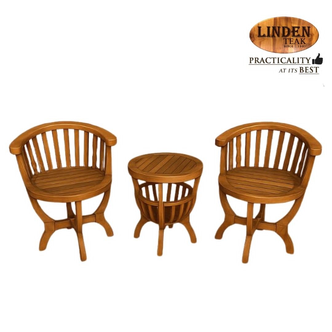 Handcrafted Solid Teak Wood Mug Set (Category: Tables & Sets) located in Quezon City. Submitted by golden_ltfp.online.sales (Listing ID 1461387655, Image 1). Description: ITEM: Handcrafted Solid Teak Wood Mug Set Furniture SERIES: Gold Teak (Indoor Series) MAIN MATERIAL: Teak Wood (Tectona Grandis) FINISHING: N. Cellulose APPROXIMATE DIMENSIONS: (size may slightly vary due to its handcrafted nature) Table: 49 x 49 x 53 cm Chair: 48 x 48 x 73 cm P
