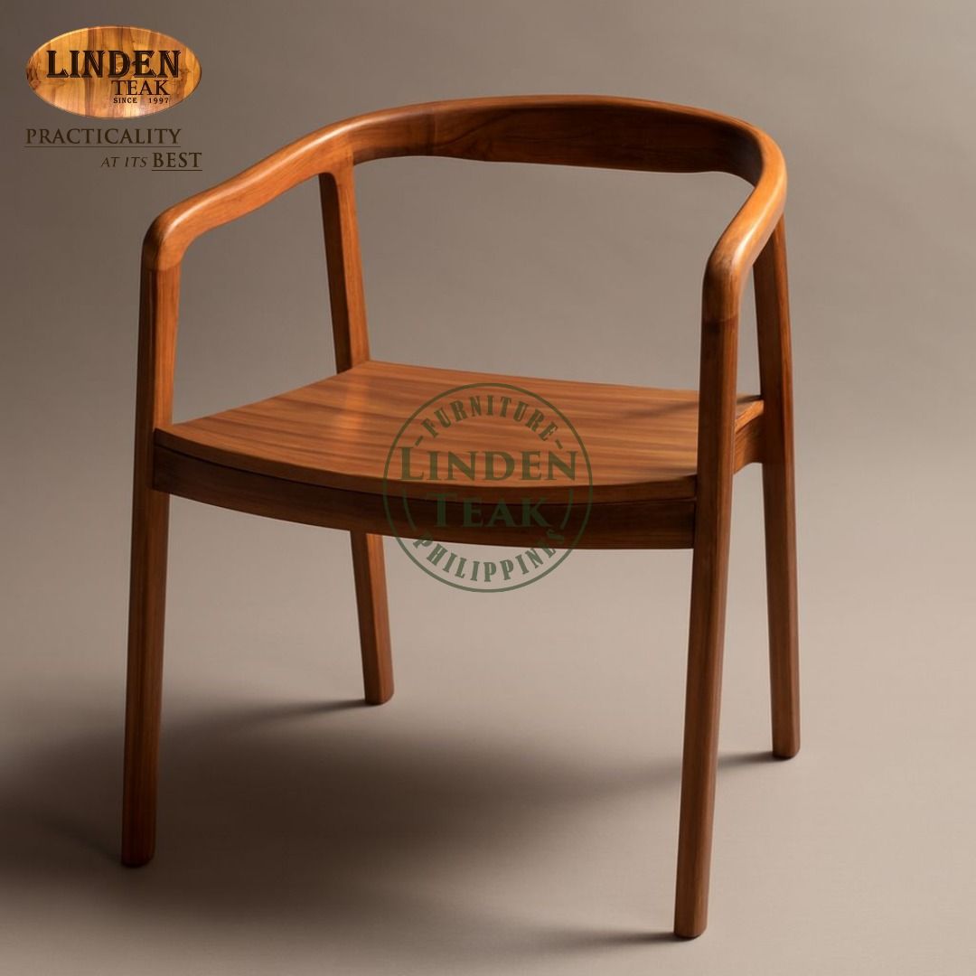 Handcrafted Solid Teak Wood Selly Chair (Category: Chairs) located in Quezon City. Submitted by golden_ltfp.online.sales (Listing ID 1461393773, Image 1). Description: ITEM: Handcrafted Solid Teak Wood Selly Chair Furniture SERIES: Gold Teak (Indoor Series) MAIN MATERIAL: Teak Wood (Tectona Grandis) FINISHING: N. Cellulose APPROXIMATE DIMENSIONS: (size may slightly vary due to its handcrafted nature): 53 x 44 x 73cm PACKAGING: Stretch firm and/or