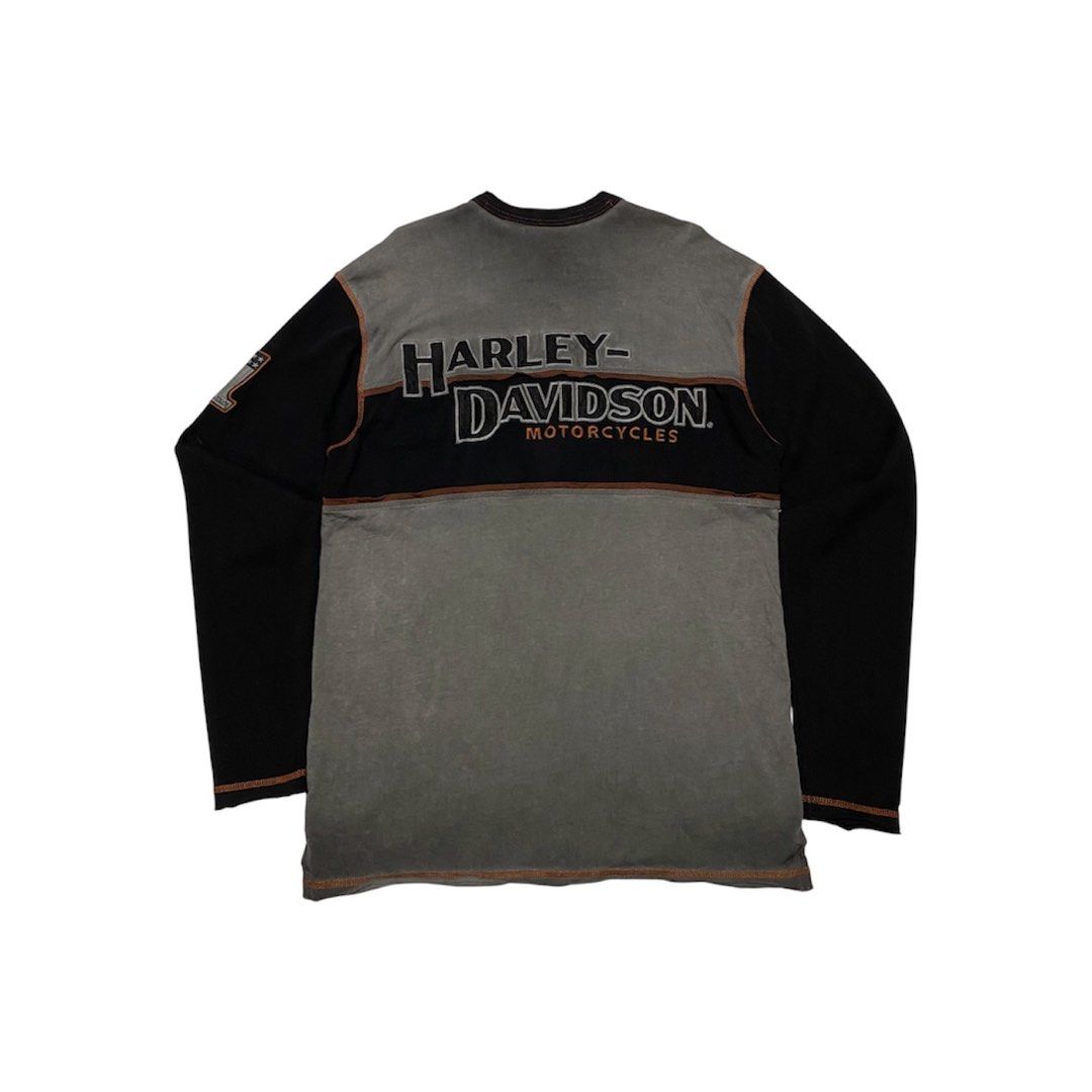 HARLEY DAVIDSON BLOCK HENLEY JACKET (Category: Coats, Jackets and Outerwear) located in Caloocan City. Submitted by alexahvaldez (Listing ID 1461333339, Image 3). Description: NEGO FOR SURE BUYER 22 / 31 LIKE NEW CONDITION NO ISSUE.