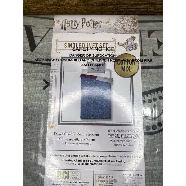 harry potter single duvet cover (Category: Bedding & Towels) located in Quezon City. Submitted by fashionifywardrobe8899 (Listing ID 1461329592, Image 3). Description: 4 pcs avail.
