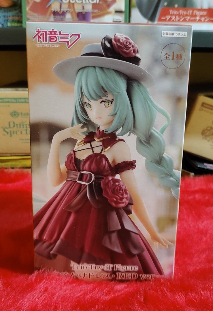 Hatsune Miku Figures| Vocaloid Figure (Category: Figurines & Statues) located in Manila. Submitted by millennium_hobby_shop (Listing ID 1461365472, Image 3). Description: Hatsune Miku Figures - Shipping from Malabon City. Price List / Condition: 1. Noodle Stopper Figures - 799 pesos each. BRAND NEW and MISB. 2. Noddle Stopper sa 4th pic - 699 pesos. BRAND NEW and MIB. 3. Miku X Gundam - 899 pesos each. BRAND NEW and MIB. 4. Miku Red Dress Figure 
