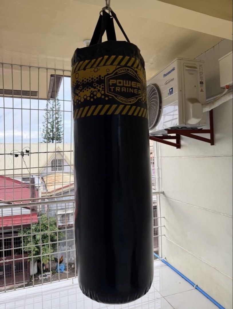 Heavy Duty Punching Bag (Category: Combat Sports) located in Manila. Submitted by kx.declutter (Listing ID 1461341981, Image 2). Description: Size: XL Bought in JB Sport Used for less than a month.