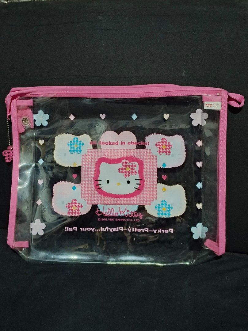 Hello Kitty Retro Vinyl Clear Pouch 1997' (Category: Stationery & School Supplies) located in Compostela. Submitted by buenaflora04681 (Listing ID 1461455914, Image 2). Description: Preloved From Japan Surplus Get as is wyswyg....