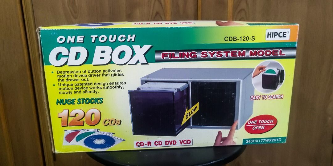HIPCE One Touch CD Box (Category: CDs & DVDs) located in Manila. Submitted by hommie888 (Listing ID 1461552105, Image 2). Description: HIPCE One Touch CD DVD VCD Box RFS: Decluttering. Location: Capitol Park Homes 2, North Caloocan. Nearest known landmarks are SM Fairview and Fairview Terraces. Payment first through GCash. Shipping through Lalamove. Message us for inquiries. Thank you and God bless..