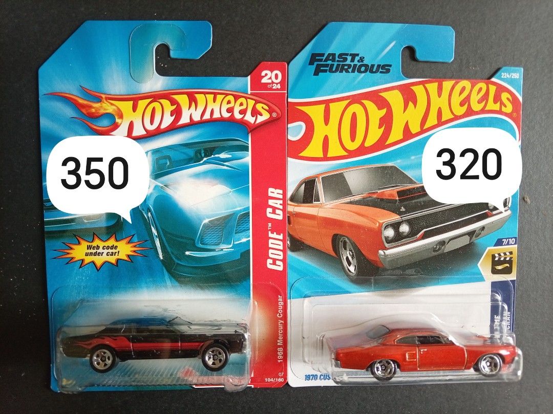 Hotwheels for sale (Category: Vehicle & Diecast Models) located in Bulacan. Submitted by ninzoninz1979 (Listing ID 1461429904, Image 2). Description: For Sale Hotwheels bnew Price is in the picture +50 for card protector Text or call 09271463293 Location : Bulacan Meetups : Bulacan and Manila Area.