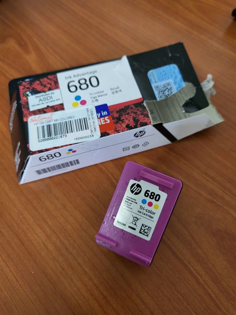 HP 680 Colored Ink Cartridge (Category: Printers, Scanners & Copiers) located in Antipolo. Submitted by theprelovedsteward (Listing ID 1461324486, Image 3). Description: EMPTY Original HP Ink Cartridges (Colored) I have 4 of these.
