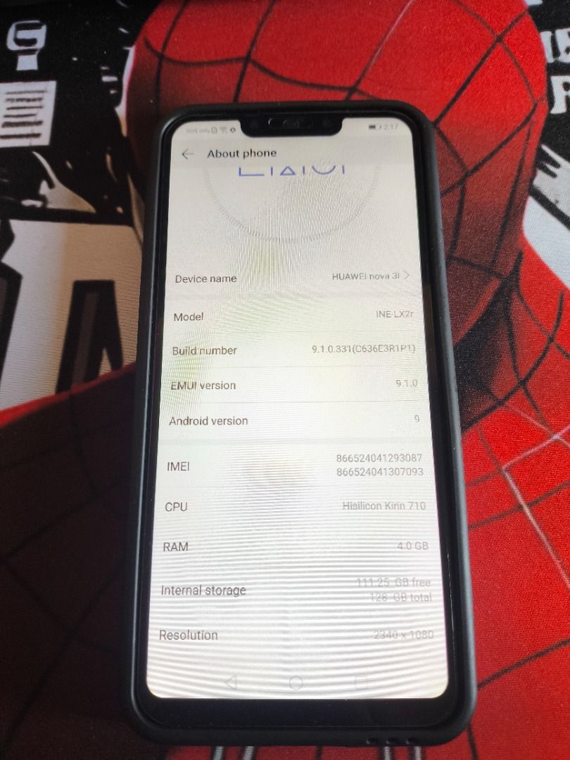 Huawei Nova 3i (Category: Huawei) located in Lipa City. Submitted by epicearth.24f907 (Listing ID 1461392878, Image 1). Description: Location: Lipa City, Batangas With charger and case only Issue: Power button is slightly recessed Meet up: Anywhere near Lipa .