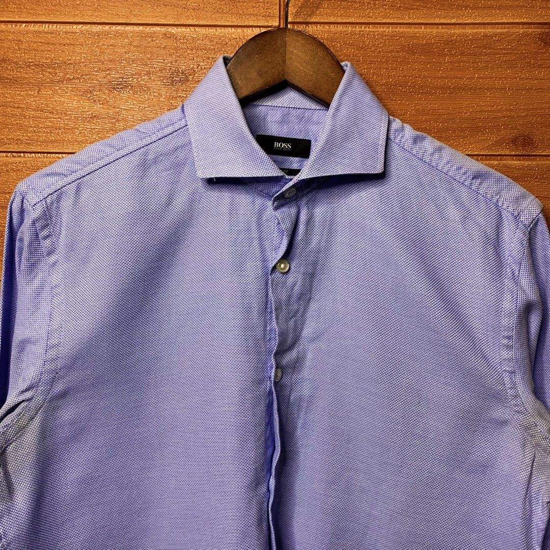 Hugo Boss Button down (Category: Formal Shirts) located in Quezon City. Submitted by donklasiko (Listing ID 1461558276, Image 3). Description: Condition: 9.5+/10 Pristine condition Issue: non Refer to the dimension 🤗 PM FOR MORE DETAILS NO RETURN, NO EXCHANGE & NO REFUND! ✅I ALSO ACCEPT TRADE/SWAP TO ANYTHING JUST DROP YOUR OFFER Please manage your expectations, this is a secondhand item. What you see is what you get 😊 💵MOP: GCASH, BDO or Cash