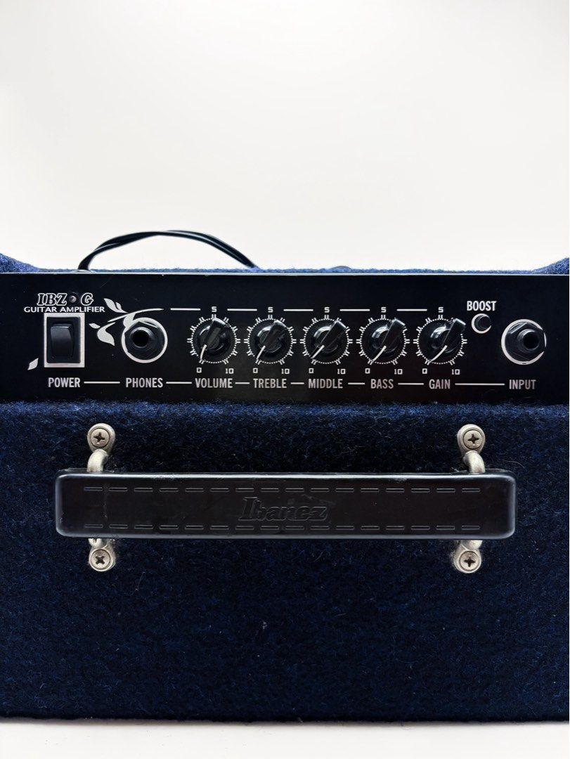 Ibanez IBZ-G Guitar Amplifier 12W (Category: Musical Instruments) located in Tuburan. Submitted by janerin. (Listing ID 1461403557, Image 3). Description: (RUSH!!!) FOR SALE | Ibanez IBZ-G - 10 Watts - 6.5” speaker - Clean & Overdrive - 3-band EQ: Bass, Middle, Treble - Headphone Output Best for: Beginners & home practice (220v daptor already included).