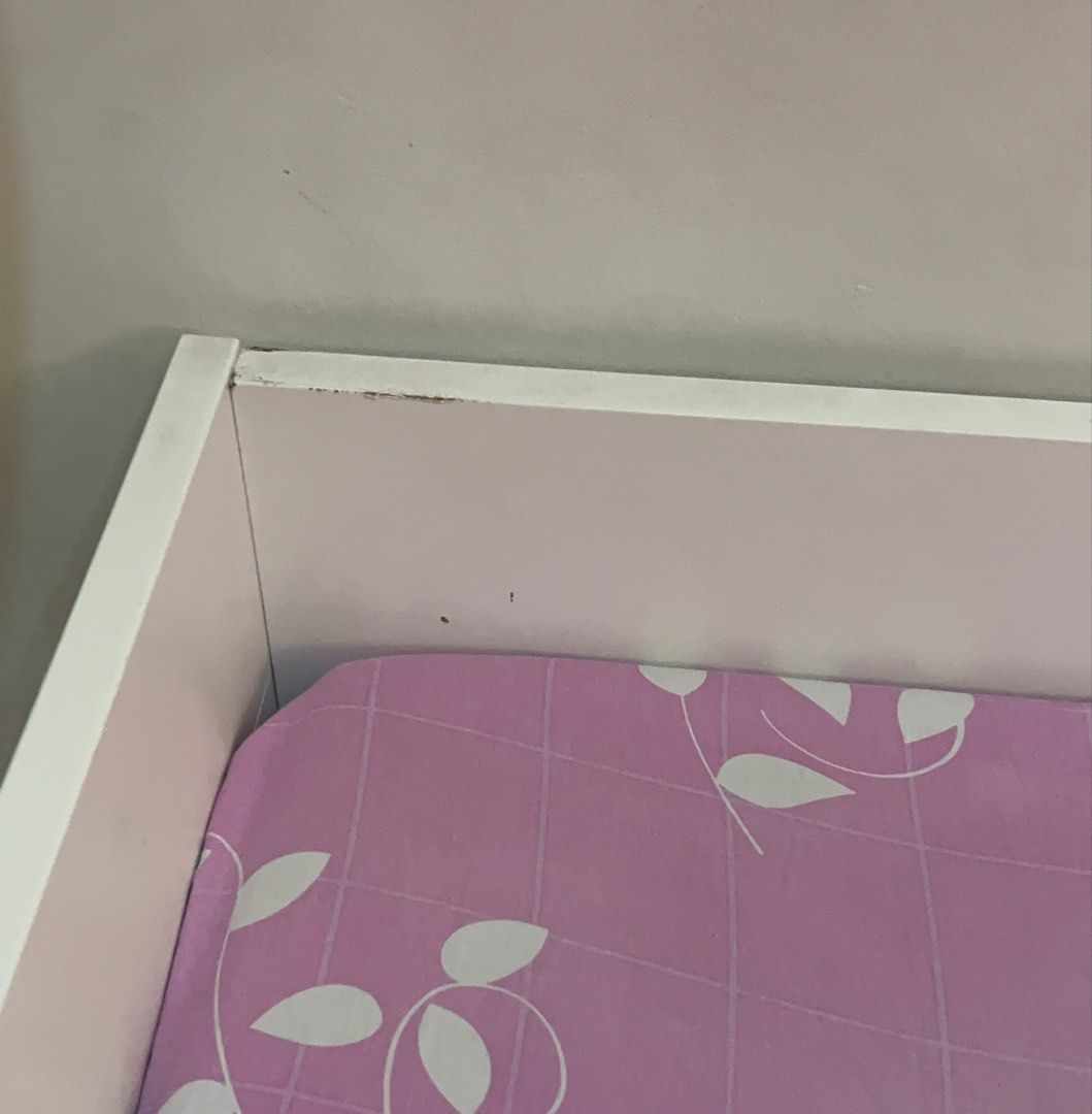 IKEA Brimnes Daybed with 2 Drawers -White (Category: Bed Frames & Mattresses) located in Quezon City. Submitted by pialprds (Listing ID 1461353953, Image 3). Description: Brimnes - Ikea Daybed - White daybed with two large storage drawers - Bought last december - Fits a standard single mattress (not included) - Convertible to a queen size bed - Minor scuffs on the frame, as pictured (can be repainted naman) - Easy to assemble - Dimensions: 205cm 
