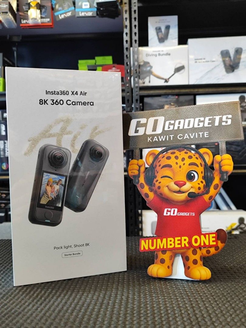 Insta360 X4 Air 8K 360 Action Camera Starter Bundle - Midnight Black (Category: Cameras) located in Caloocan City. Submitted by kentsalvador31 (Listing ID 1461405562, Image 1). Description: Insta360 X4 Air 8K 360 Action Camera Starter Bundle - Midnight Black Go Gadgets - Kawit Cavite 💬 Message us now for full specs & recommendations! 📷 Perfect for: ✔ Motorcycle rides ✔ Motovlogging ✔ Travel videos ✔ Content creation ✔ Action shots 💳 INSTALLMEN