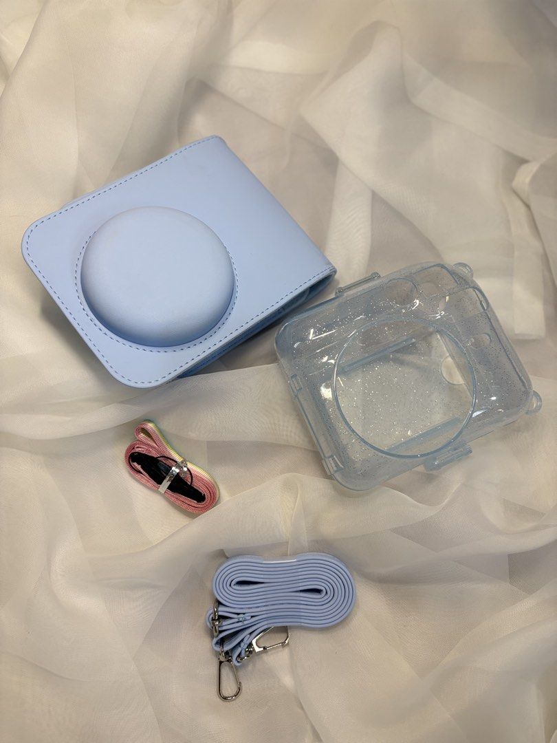 Instax mini blue case (Category: Camera Bags & Carriers) located in Muntinlupa City. Submitted by iluvm0nchichi (Listing ID 1461495456, Image 1). Description: Never used and ordered the wrong size.