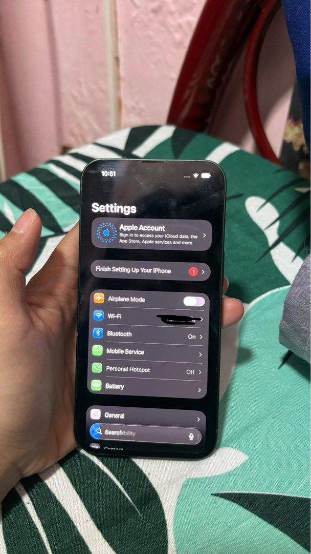 Iphone 13 256gb Factory Unlocked (Category: iPhone 13 Series) located in Manila. Submitted by regualkaryl (Listing ID 1461543994, Image 3). Description: selling my iPhone 13 256GB - Alpine Green factory unlocked / no issues. all functions working perfectly. already updated to the latest iOS version (26.1). may small scratch lang sa screen and some dents from use, but still presentable. already replaced the battery, but guaranteed from PowerMac mi