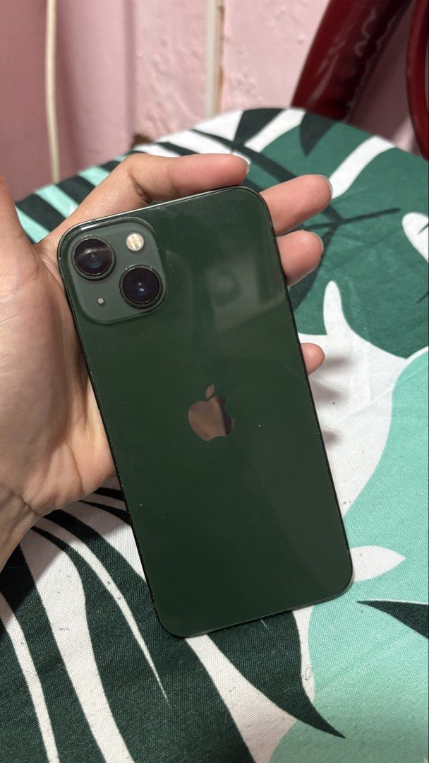 Iphone 13 256gb Factory Unlocked (Category: iPhone 13 Series) located in Manila. Submitted by regualkaryl (Listing ID 1461543994, Image 2). Description: selling my iPhone 13 256GB - Alpine Green factory unlocked / no issues. all functions working perfectly. already updated to the latest iOS version (26.1). may small scratch lang sa screen and some dents from use, but still presentable. already replaced the battery, but guaranteed from PowerMac mi