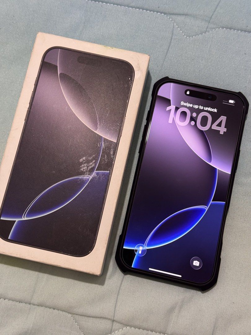 iPhone 16 Pro Max 512Gb (Category: iPhone 16 Series) located in Taguig. Submitted by mariannejulia_23 (Listing ID 1461443875, Image 3). Description: FOR SALE iPhone 16 Pro Max 512GB Local Variant NTC ZP/A 90% BH 383 CC Black Titanium. Beyond The Box Purchased with Receipt Complete with Box and Orig Cord with Original Case No dents/No scratches. Sobrang Kinis All good condition. No issues. All sim working. No sim restriction. Meet up Around Metro 