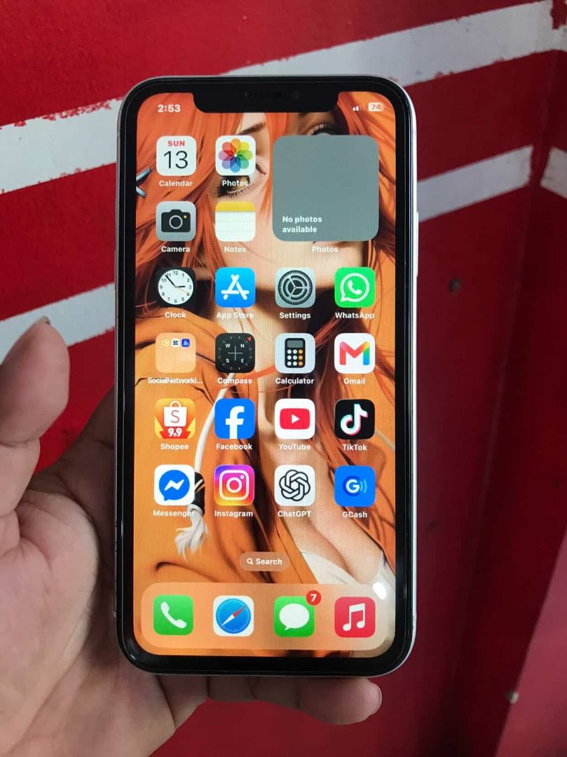 IPHONE XR 128GB (Category: Others) located in Cabuyao City. Submitted by katrina2110 (Listing ID 1461431177, Image 2). Description: IPHONE XR 128GB any sim pwede Call and Txt okay Truetone / Face id working No history ng repair sa parts Issue *Bawal reset or update *May hairline sa GILID d nakakaapekto d din masyado HALATA *Basag back glass may pamalit na ko Kyo n magpakabit 4500 4500 Fix Fix RUSH.
