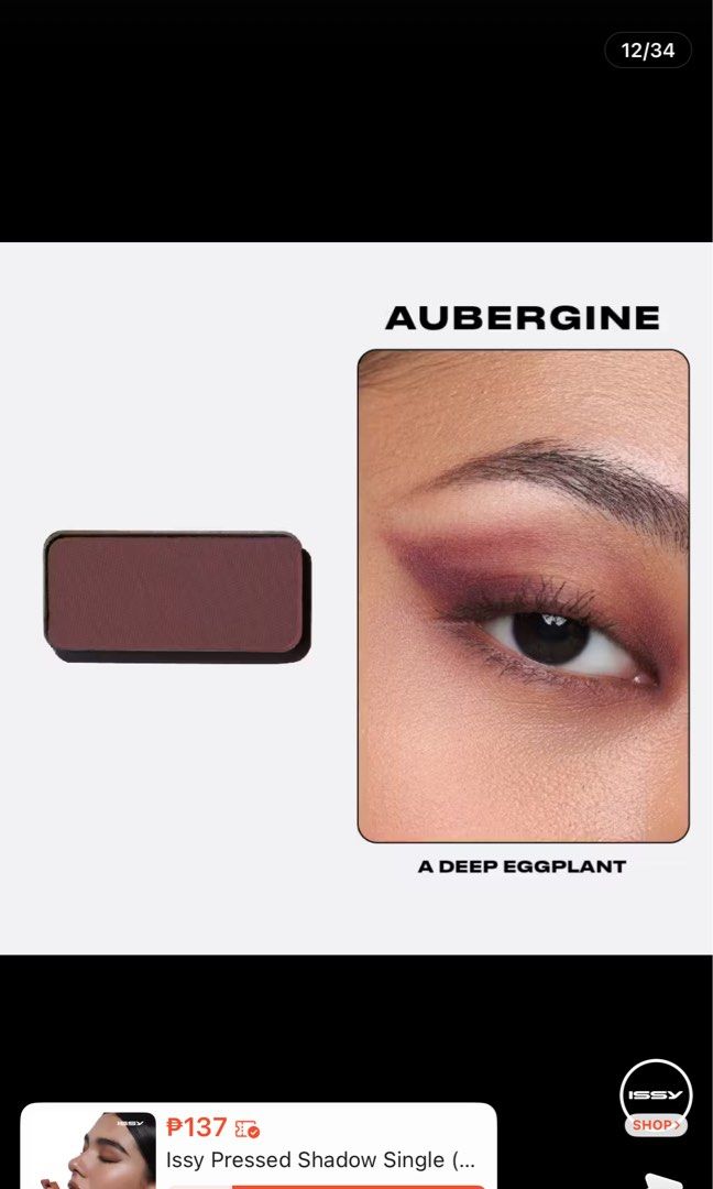 Issy Pressed Shadow Singles Palette (Category: Makeup) located in San Simon. Submitted by cece.sng (Listing ID 1461467005, Image 3). Description: - Slightly nego - good as new - swatched only! (less than 5x) - siren yung isang shimmer, di na nasama bc 10 photos lang pwede iadd Rfs: not my shade :(.