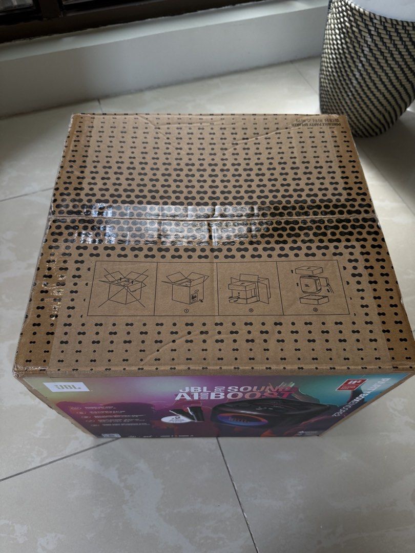 JBL PartyBox Encore 2 Portable Speaker with 2 Wireless Microphones (Category: Soundbars, Speakers & Amplifiers) located in Las Pinas. Submitted by jedeveraa (Listing ID 1461425482, Image 2). Description: FOR SALE BRAND NEW! RFS: As a gift sana. - JBL PartyBox Encore 2 with 2 Wireless Microphones - Dynamic Light Show for an immersive party atmosphere - Up to 26 Hours of Playtime on a single charge - IPX4 Splashproof - worry-free fun by the pool or