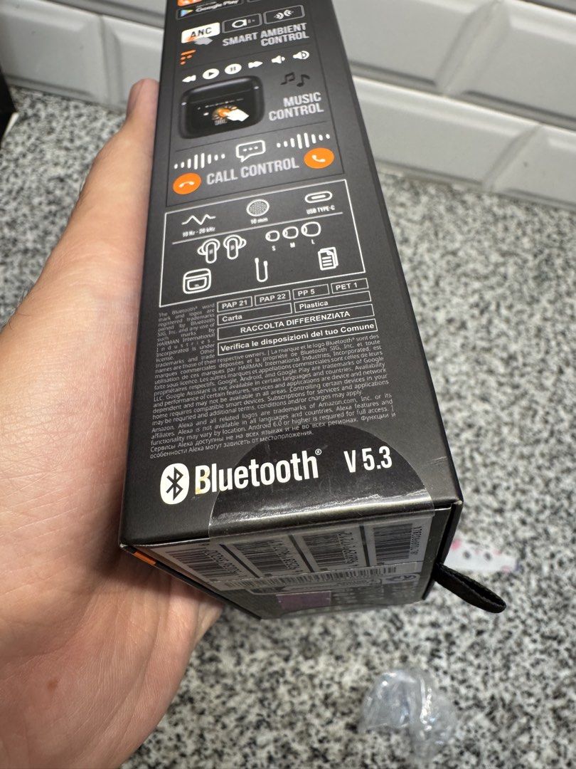 JBL Tour Pro 2 (Category: Earphones) located in San Juan City. Submitted by kevnebrida (Listing ID 1461520846, Image 3). Description: Selling JBL Tour Pro 2 (Sealed) Brand New!! Original Price: P14,299 Adaptive Noise Cancelling (ANC) Smart Charging Case with Touchscreen JBL Pro Sound 6-Mic Crystal Clear Calls JBL Spatial Sound Up to 40 Hours Battery Life Fast Charging + Wireless Charging IPX5 Water Resistant Customizable via JBL Headphones App.