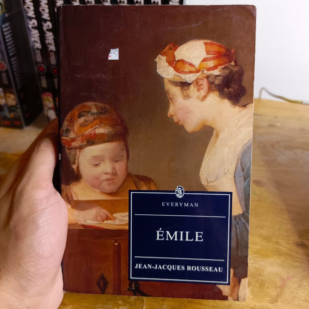 Jean-Jacques Rousseau Emile Everyman (Category: Storybooks) located in Manila. Submitted by shelfenjoyment (Listing ID 1461559347, Image 1). Description: few underlines in the intro. the rest is clean.