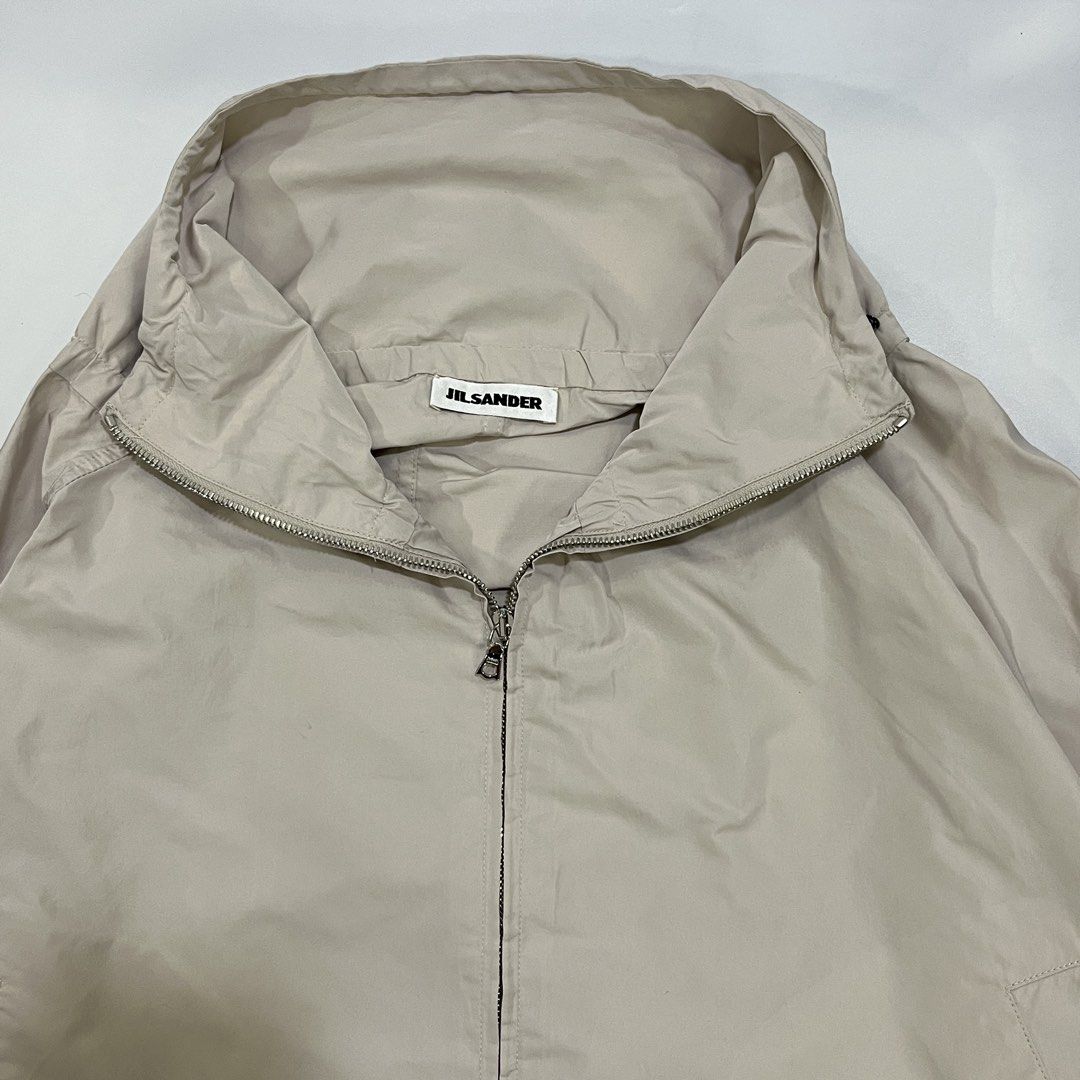 JIL SANDER OVERSIZED CAPE JACKET (Category: Luxury Apparel) located in Bacolod City. Submitted by the.finest (Listing ID 1461519013, Image 2). Description: Jil Sander Oversized Cape Jacket - Double zip Tag Size: 38 Length: Width: Zip: riri Condition: 9/10 8,500+shipping fee.
