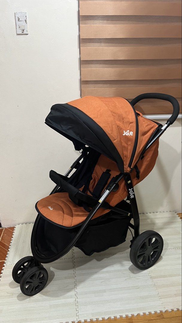 Joie litetrax 3 wheel stroller (Category: Strollers) located in Santa Rosa. Submitted by mommy.cole.affordable.stuff (Listing ID 1461520977, Image 1). Description: Joie Litetrax 3 wheel Stroller •Newborn-kids(up to 35kg) •Adjustable seat(Seat - fully recline position) •Lightweight & Compact fold •Wider seat(Make more room for your child to explore and be comfortable) •High seated (Protect your child from ground allergens) •Easily auto fold using 