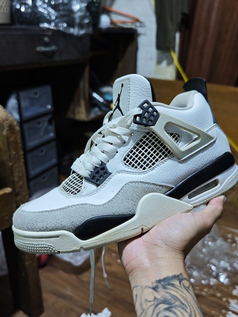 Jordan 4 Military Black (Category: Sneakers) located in Manila. Submitted by tiendasikreto (Listing ID 1461382821, Image 2). Description: Jordan 4 Military black Size 8 US meetup or lalamove within metro manila Legit/Authentic.