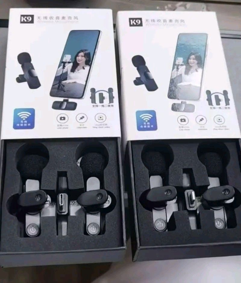 K9 Wireless Lavalier Microphone for Mobile Phone & Computer (Category: Microphones) located in Manila. Submitted by marvieobordo (Listing ID 1461334214, Image 1). Description: - Get clear audio for videos & calls - K9 wireless mic set works with phones & computers - 20m connection range - Ideal for vlogging, interviews, live streams, online classes - Available for iOS (Lightning) and Type-C devices - IMPORTANT: OPPO/realme phones are NOT compatib