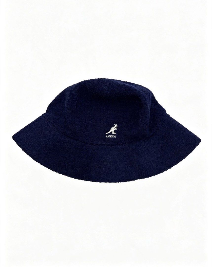 Kangol Boucle Bucket Hat Navy Small/Medium (Category: Caps & Hats) located in Manila. Submitted by yelutot (Listing ID 1461546939, Image 1). Description: - Navy blue Kangol bucket hat - Made from soft boucle material - Size: Small/Medium - Ideal for everyday wear - Stay cool and stylish.