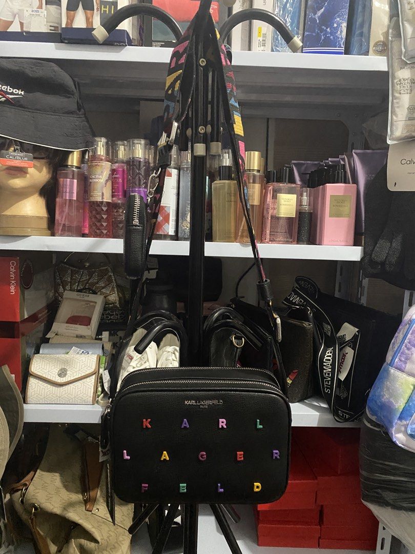 Karl Sling bag (Category: Cross-body Bags) located in General Tinio. Submitted by ubuyshoppers (Listing ID 1461343289, Image 2). Description: 🌸 Sling bag | Cellphone bag🌸 🌸 Bought in USA🇺🇸 🌸 🌸On hand in PH🇵🇭🌸 📌All items are 100% Original and Brand new 📌No cancellation of order. 📌Actual items posted (Note: Color may be slightly different due to the light and screen.) 📌 Be mindful on mining as what you see is what you get. 📌 Prices i