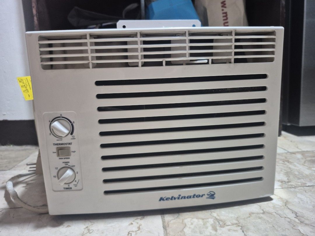Kelvinator 0.5 hp Window Air Conditioner (Category: Air Conditioning and Heating) located in Quezon City. Submitted by rmmonts11 (Listing ID 1461339592, Image 1). Description: Item in GOOD condition. BARELY USED. AS IS, WHERE IS. PRICE NEGOTIABLE. Lighting may cause changes in color resolution. Please manage expectation. RFS: decluttering Payment via Gcash, Maya, BDO Delivery via Grab, Lalamove, Angkas, MoveIt Delivery fee c/o BUYER.