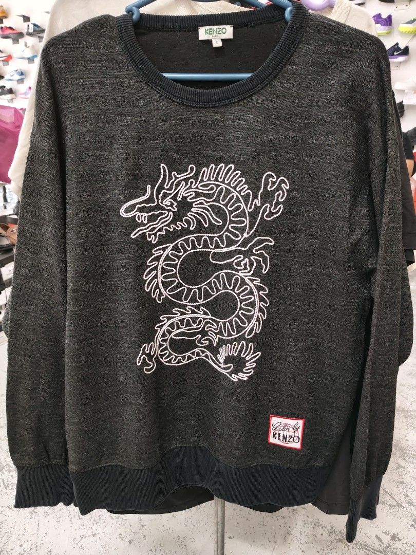 Kenzo Dragon pullover sweater jacket (Category: Tshirts & Polo Shirts ) located in Cabadbaran. Submitted by jem1124 (Listing ID 1461346352, Image 1). Description: 21x26 excellent condition No issue.