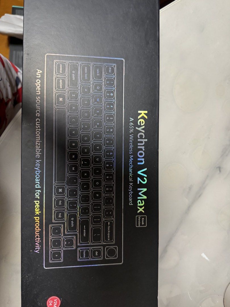 Keychron k2 max （分類：電腦鍵盤及相關產品）位於 Hong Kong。 由 hereiam5 提交（商品編號 1461472266，圖片 1）。簡介： Keychron v2 max。