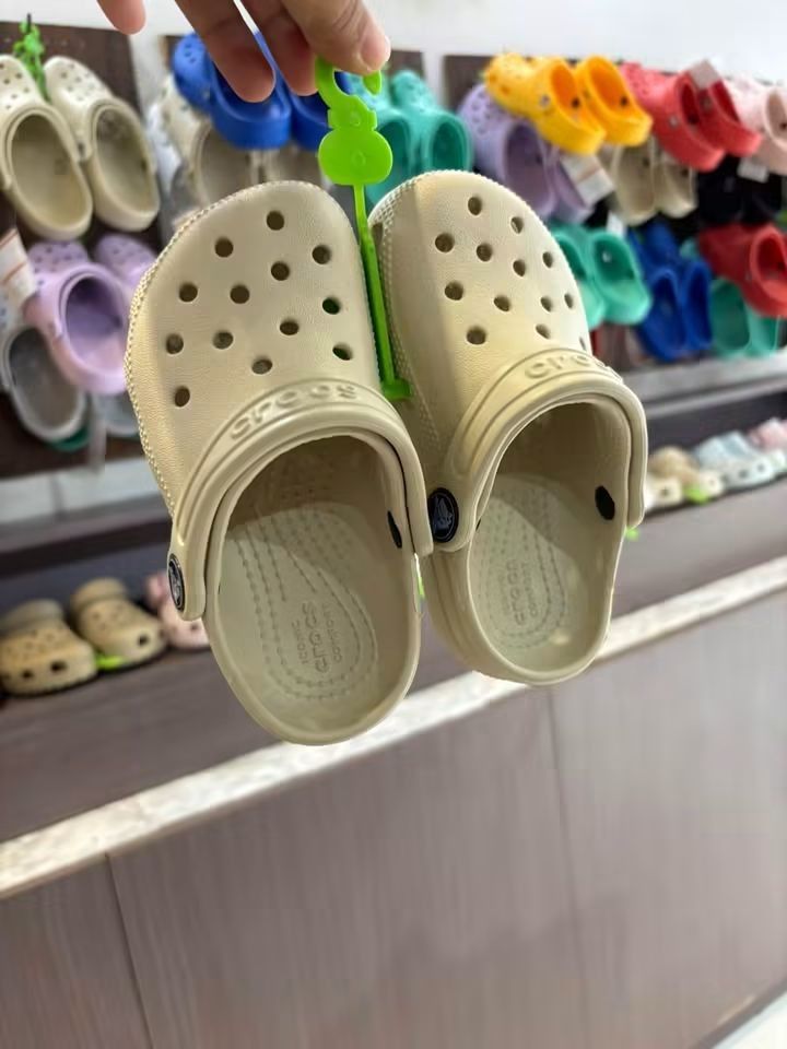 Kids Hello Kitty Crocs & Plain Crocs (Category: Babies & Kids Fashion) located in Cebu City. Submitted by madeskartegirl (Listing ID 1461337092, Image 3). Description: - Adorable kids' Crocs available! - Features: Red Kitty with polka dots & 3D charm - Also available: Plain beige and pink pairs - Condition: Great, possibly new - Perfect for: Indoor play or outdoor adventures - Benefits: Easy to clean, comfortable for little feet CLASSIC CLOG FOR 