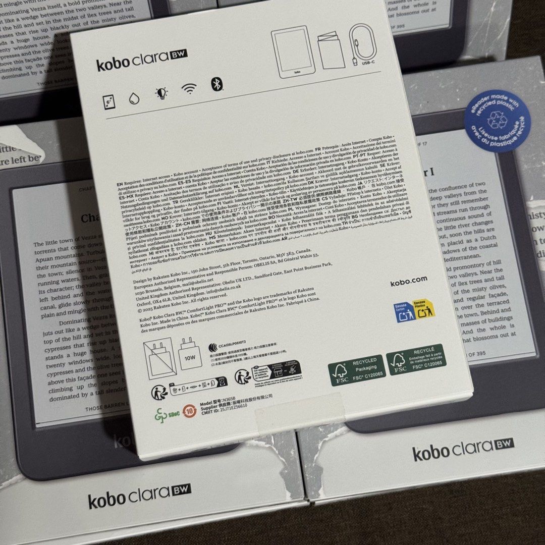 Kobo Clara BW (Category: E-Readers) located in Bulacan. Submitted by hassmine (Listing ID 1461374586, Image 3). Description: Kobo Clara BW – ₱9,500.00 Condition: Brand new and sealed Ad Supported: No Refurbished: No Inclusions: Unit, Original Charging cable Date of purchase: August 2026 Unit Country: Canada, ordered directly from Kobo. 📍 Item location: Marilao, Bulacan / Quiapo, Manila 💰 Payment Method: Gcash / Maribank 📦 Shipping method: Lala