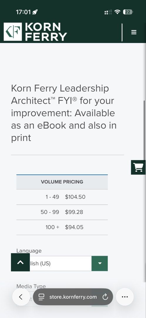Korn Ferry FYI for Your Improvement Competencies Development Guide (Category: Textbooks) located in Mandaluyong City. Submitted by balowee (Listing ID 1461427536, Image 2). Description: - Korn Ferry Leadership Architect FYI - Your guide to the new 38 global competency framework - Excellent resource for leadership development - Available in both print and eBook formats.