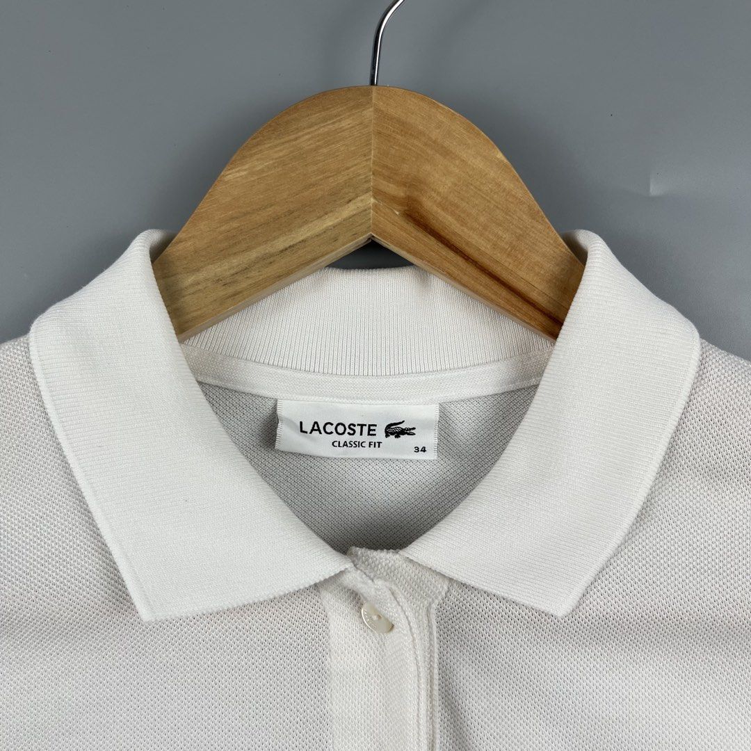Lacoste Basic Logo Women’s Polo (Category: Activewear) located in Los Banos. Submitted by 4030.archives. (Listing ID 1461509109, Image 3). Description: Lacoste Basic Logo Women’s Polo 1800 Pesos Size 36 Length : 23-24 inches Width : 17.5 inches Good as new .
