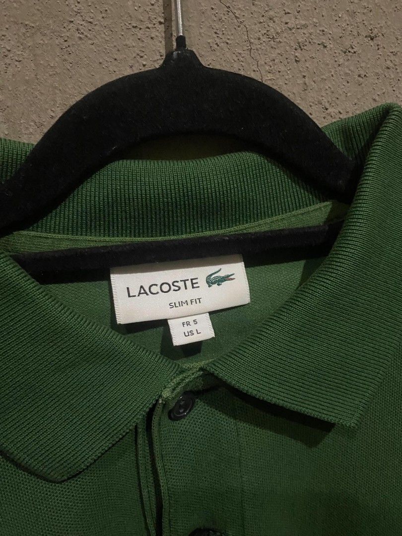 LACOSTE GREEN POLO (Category: Tshirts & Polo Shirts ) located in Bacolod City. Submitted by slurpy_thrift (Listing ID 1461516630, Image 3). Description: .